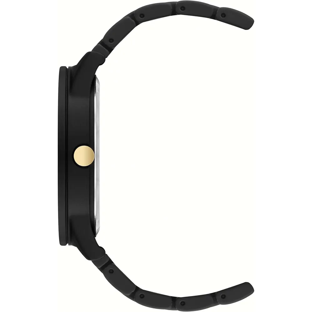Nine West NW/1678 reloj femenino con pulsera rubberized | 42 mm - Negro