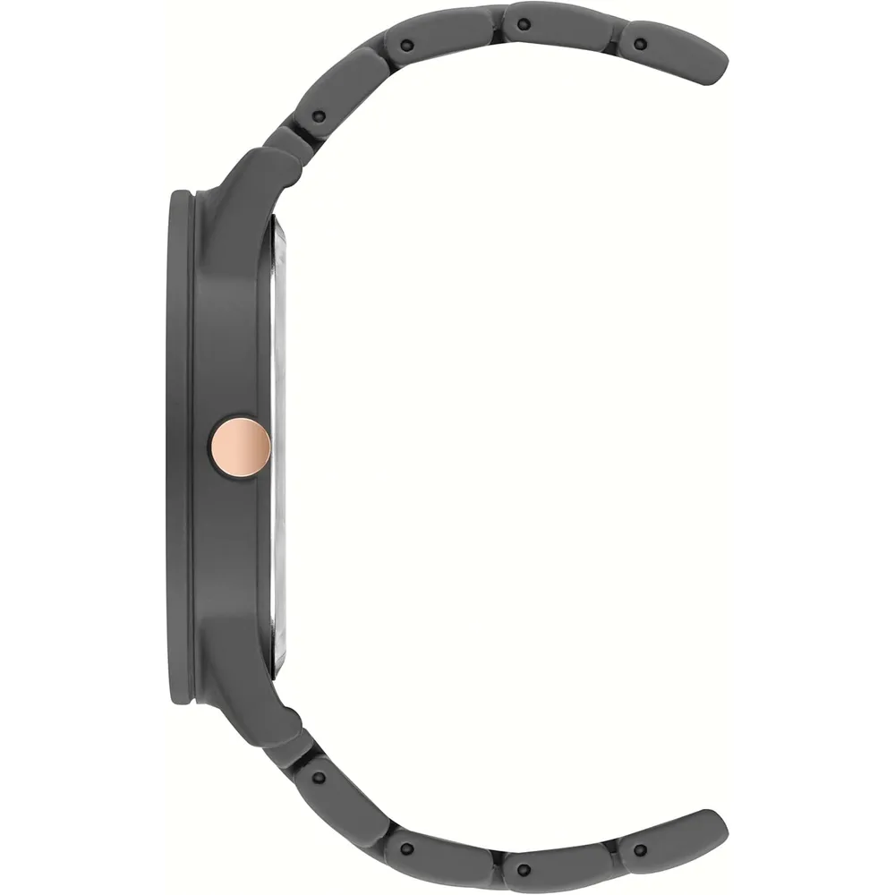 Nine West NW/1678 reloj femenino con pulsera rubberized | 42 mm - Gris