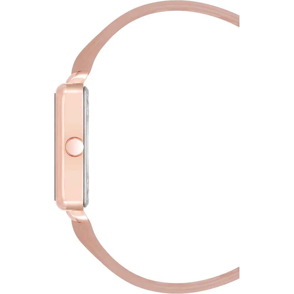 Nine West NW/2670GPWT reloj para dama con correa elegante | 31 mm - Rosado rubor/oro rosado