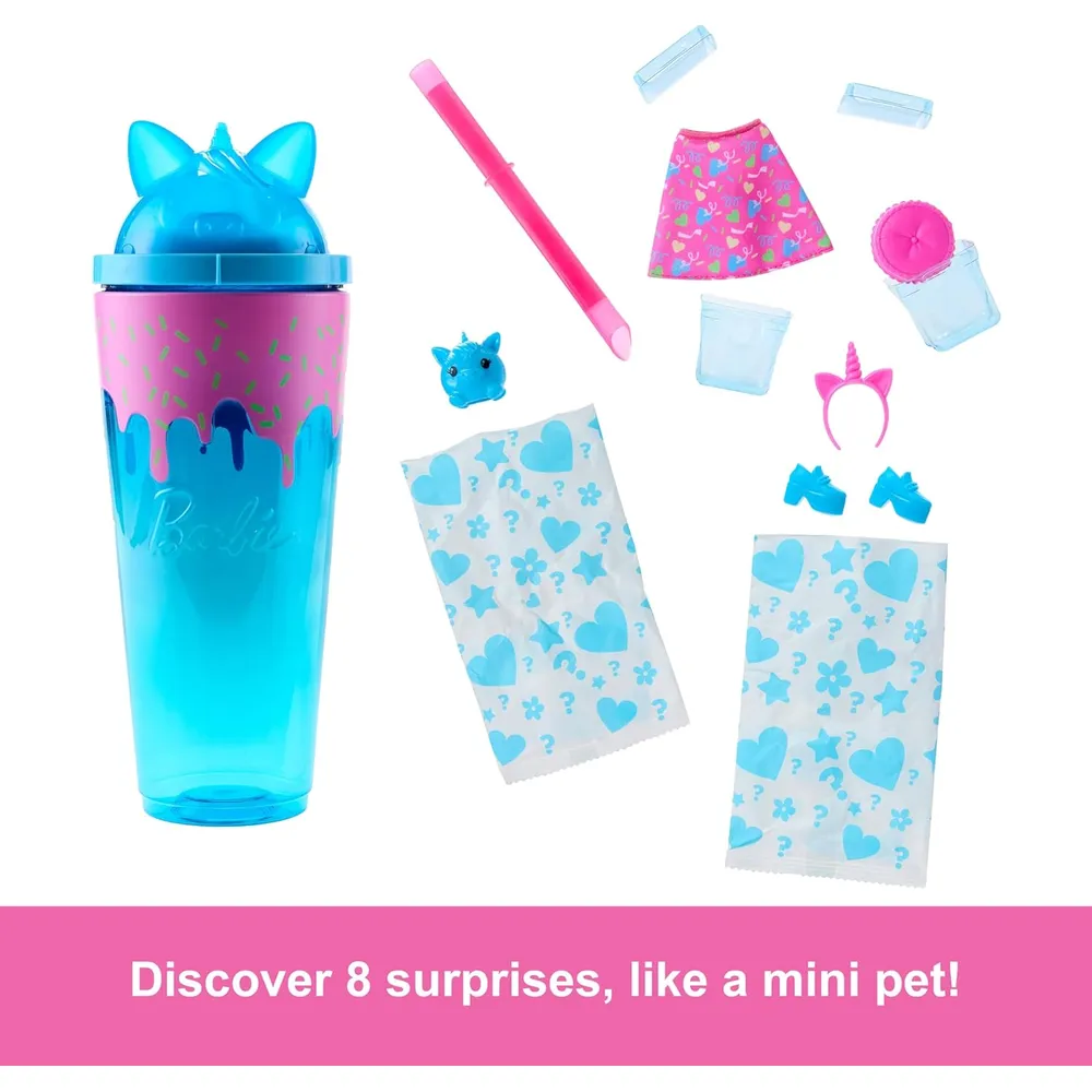 BARBIE POP REVEAL SHAKES UNICORNIO CON SORPRESAS