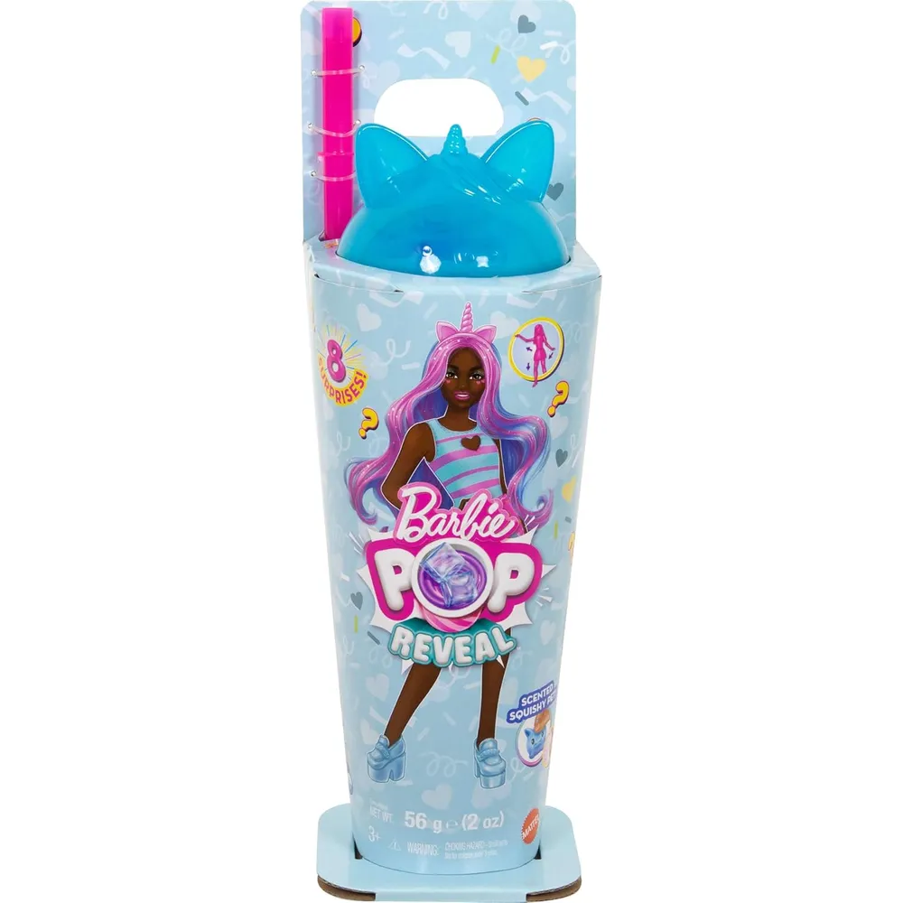 BARBIE POP REVEAL SHAKES UNICORNIO CON SORPRESAS