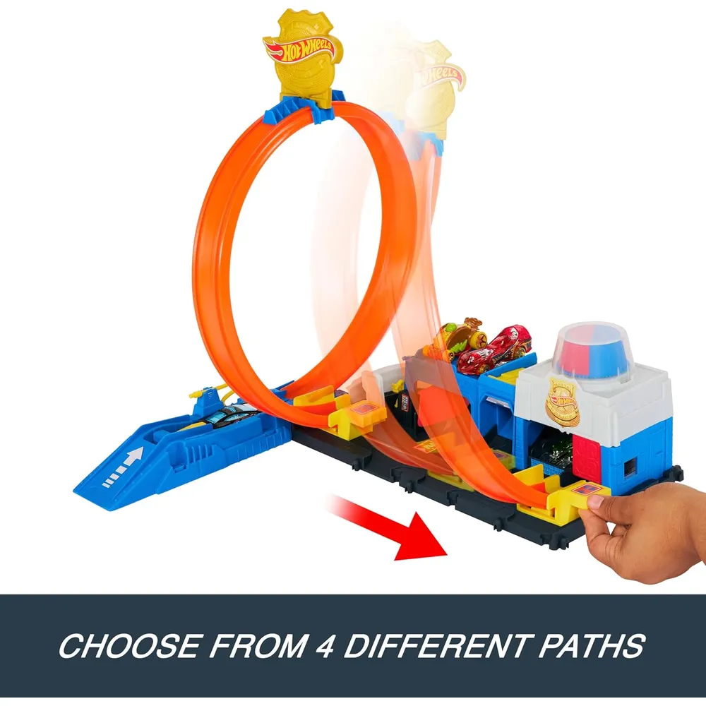 HOT WHEELS PISTA COMPLETA SUPER COMISARIA