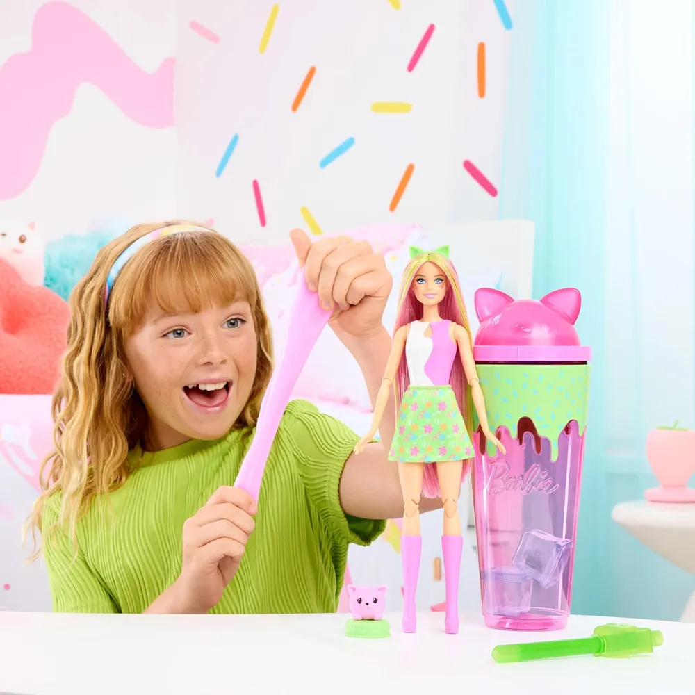 BARBIE POP REVEAL SHAKES GATITO CON SORPRESAS