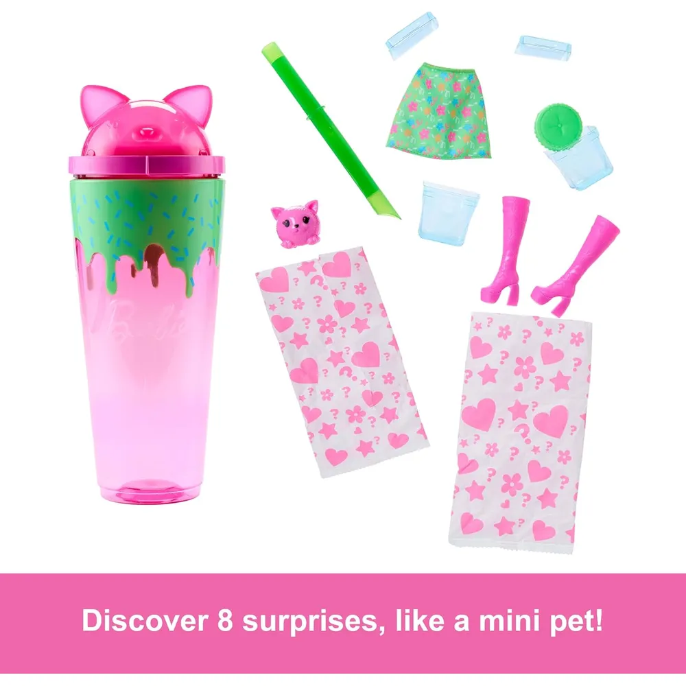 BARBIE POP REVEAL SHAKES GATITO CON SORPRESAS