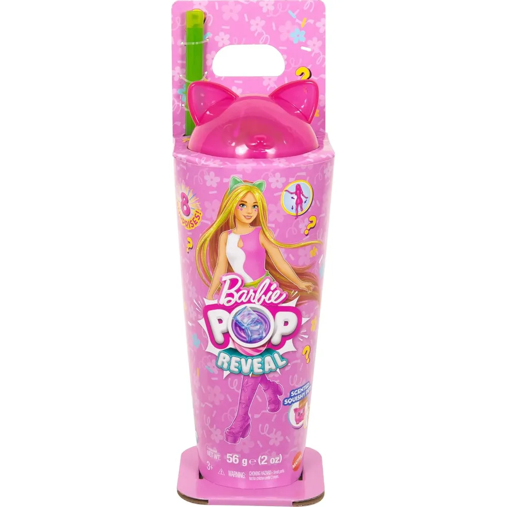 BARBIE POP REVEAL SHAKES GATITO CON SORPRESAS