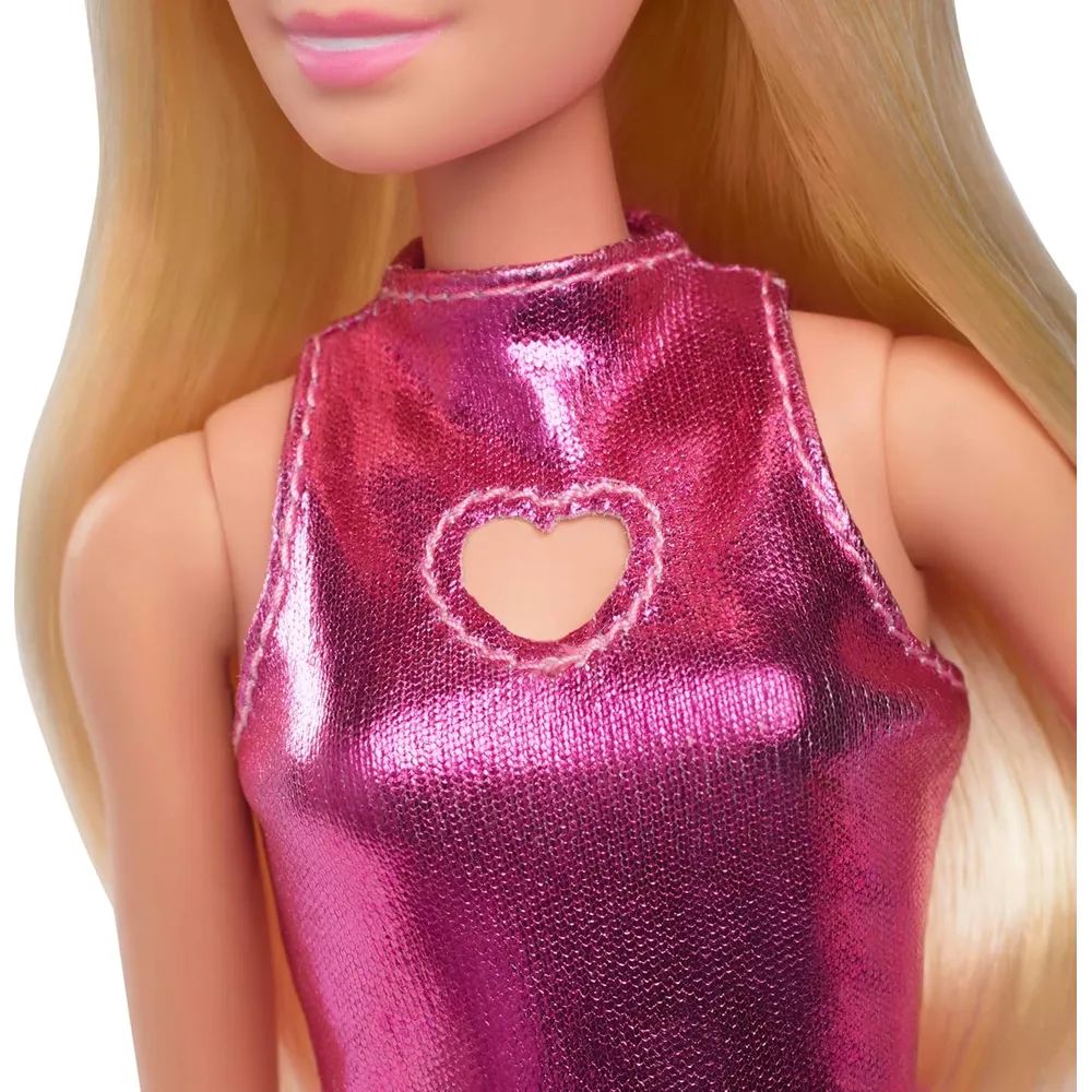 BARBIE Fashionistas 11"/28 cm rubia vestido rosa