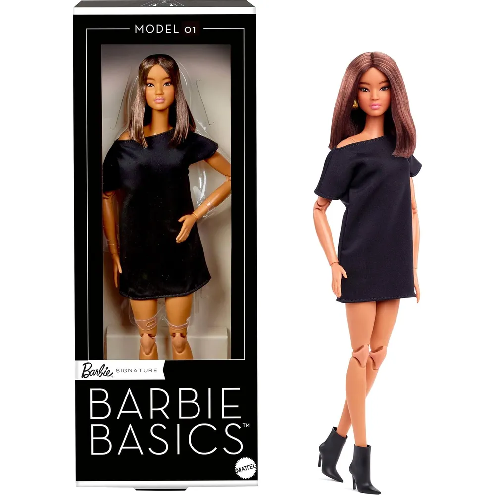 BARBIE BASICS MODELO 01 MUÑECA COLECCIÓN CABELLO CASTAÑO