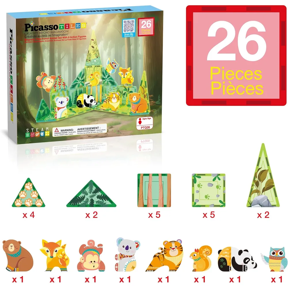 b0d7zvvtcx_2_webp.webp BLOQUES MAGNÉTICOS ANIMALES BOSQUE PTQ26 PICASSOTILES