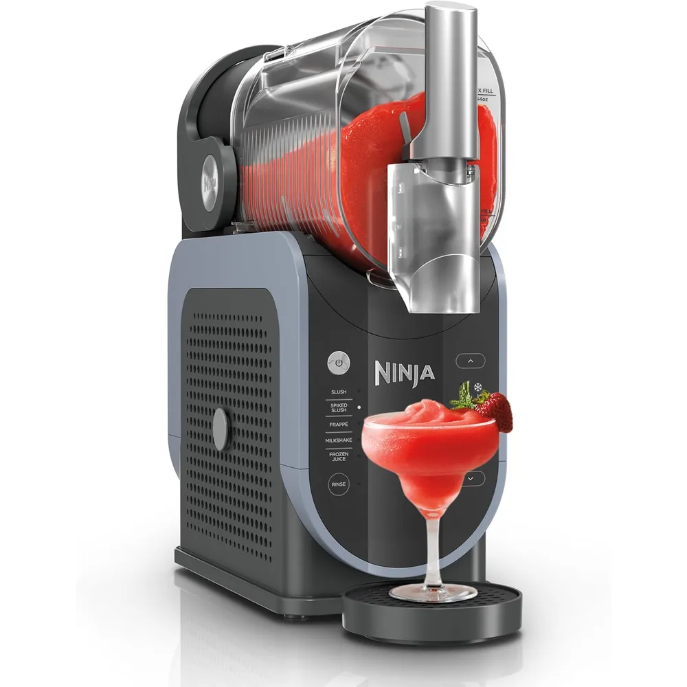NINJA SLUSHI FS301C, MÁQUINA DE BEBIDAS HELADAS RAPIDCHILL 5 PROGRAMAS | GRIS