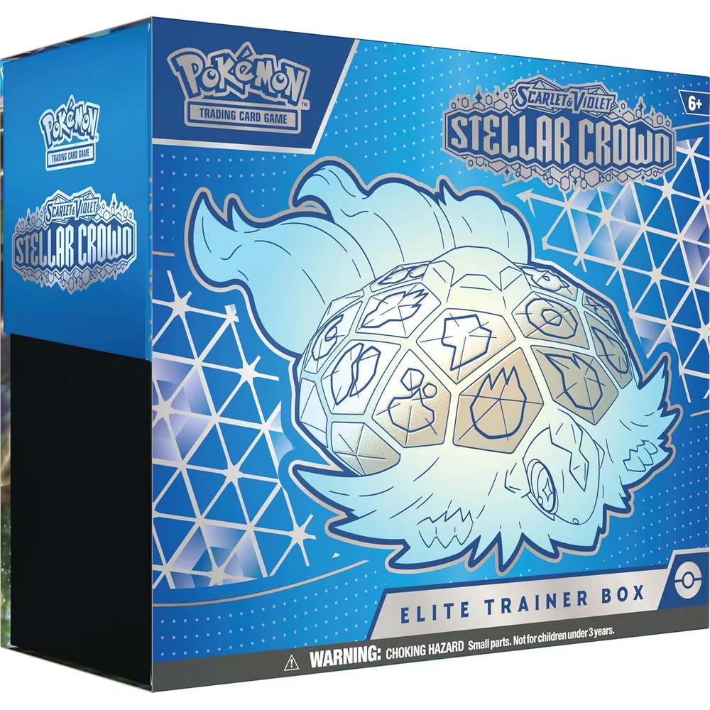JUEGO DE CARTAS POKÉMON TCG SCARLET & VIOLET STELLAR CROWN ELITE TRAINER BOX (INGLÉS)
