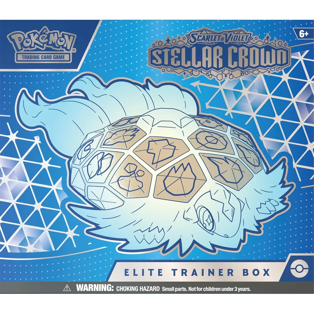 JUEGO DE CARTAS POKÉMON TCG SCARLET & VIOLET STELLAR CROWN ELITE TRAINER BOX (INGLÉS)