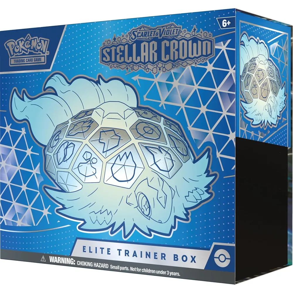 JUEGO DE CARTAS POKÉMON TCG SCARLET & VIOLET STELLAR CROWN ELITE TRAINER BOX (INGLÉS)