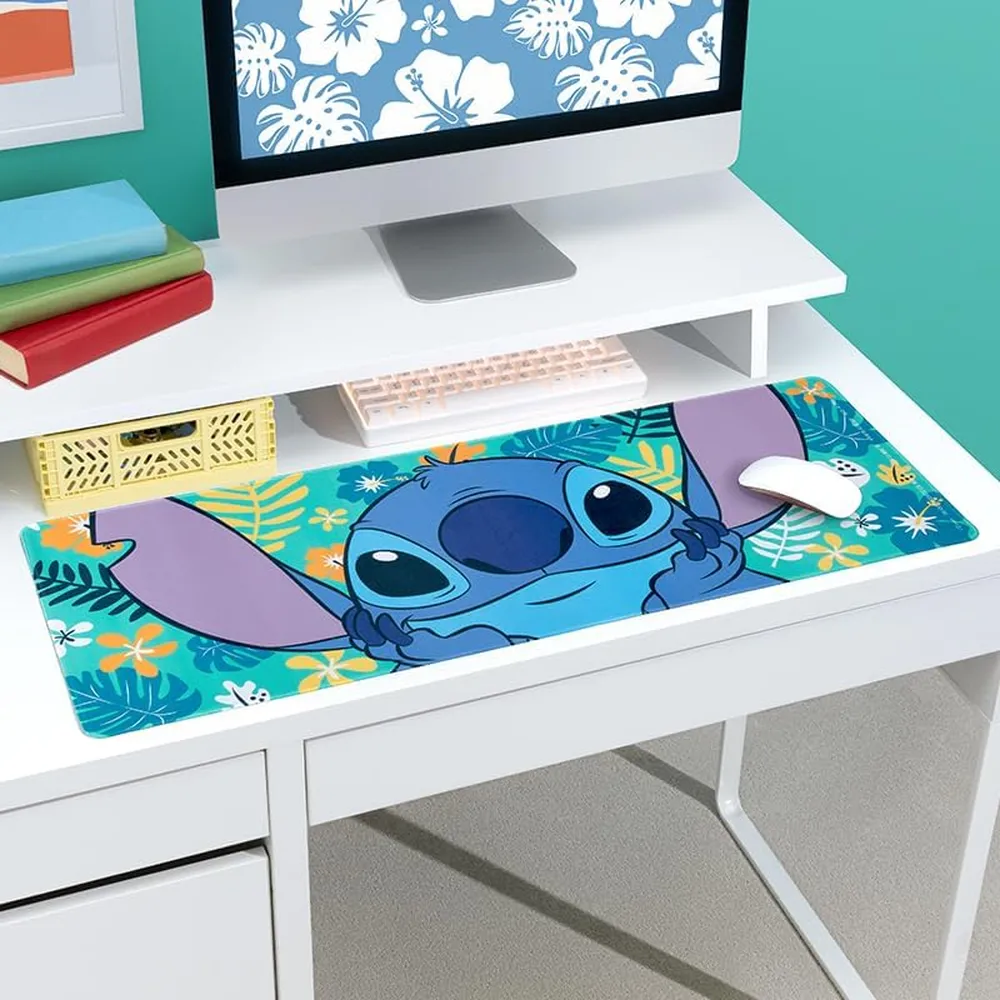 Paladone Stitch, alfombrilla de escritorio tropical Disney