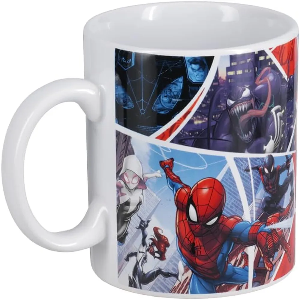 Paladone Marvel Spider-Man, taza XL collage cómics oficial