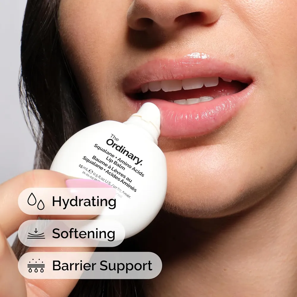 The Ordinary bálsamo labial Escualano + Aminoácidos hidratante | 15 ml.