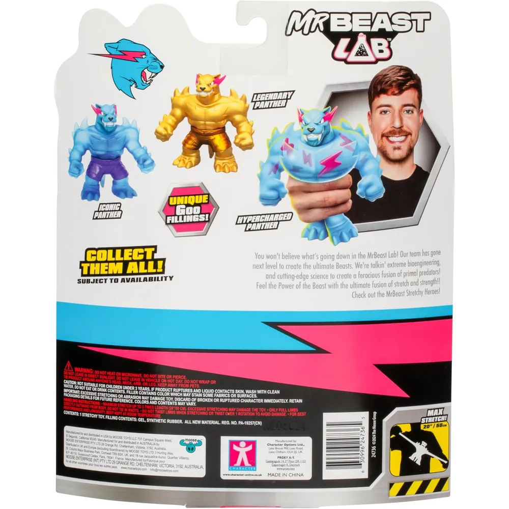 MrBeast Lab Goo Jit Zu pantera hipercargada elástica