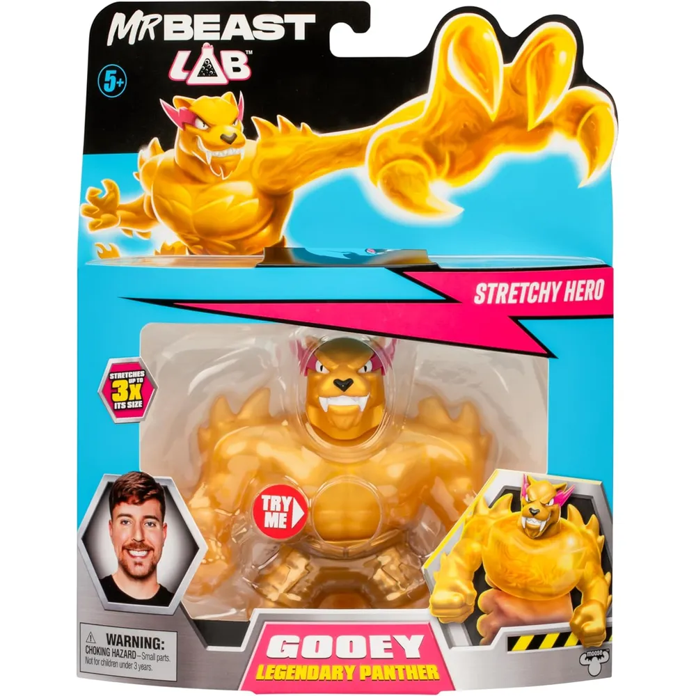 MrBeast Lab Goo Jit Zu pantera legendaria elástica