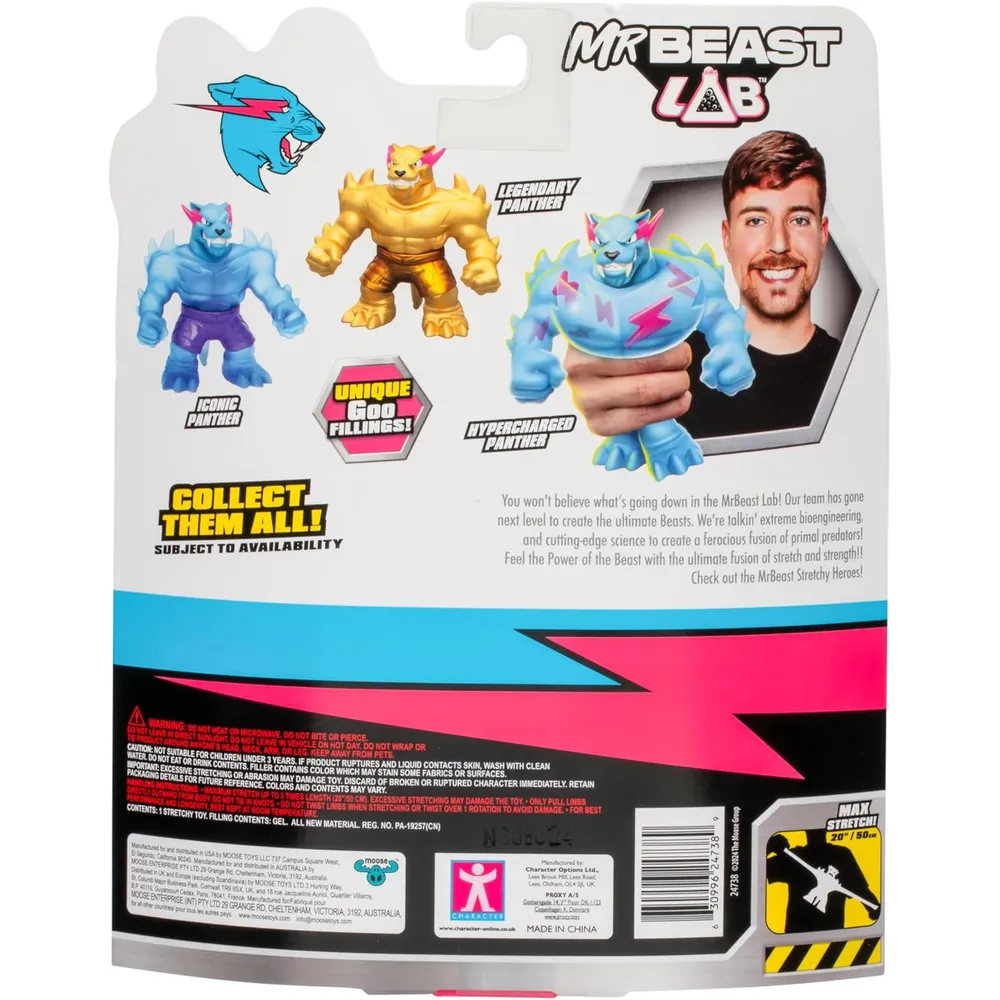 MrBeast Lab Goo Jit Zu pantera legendaria elástica