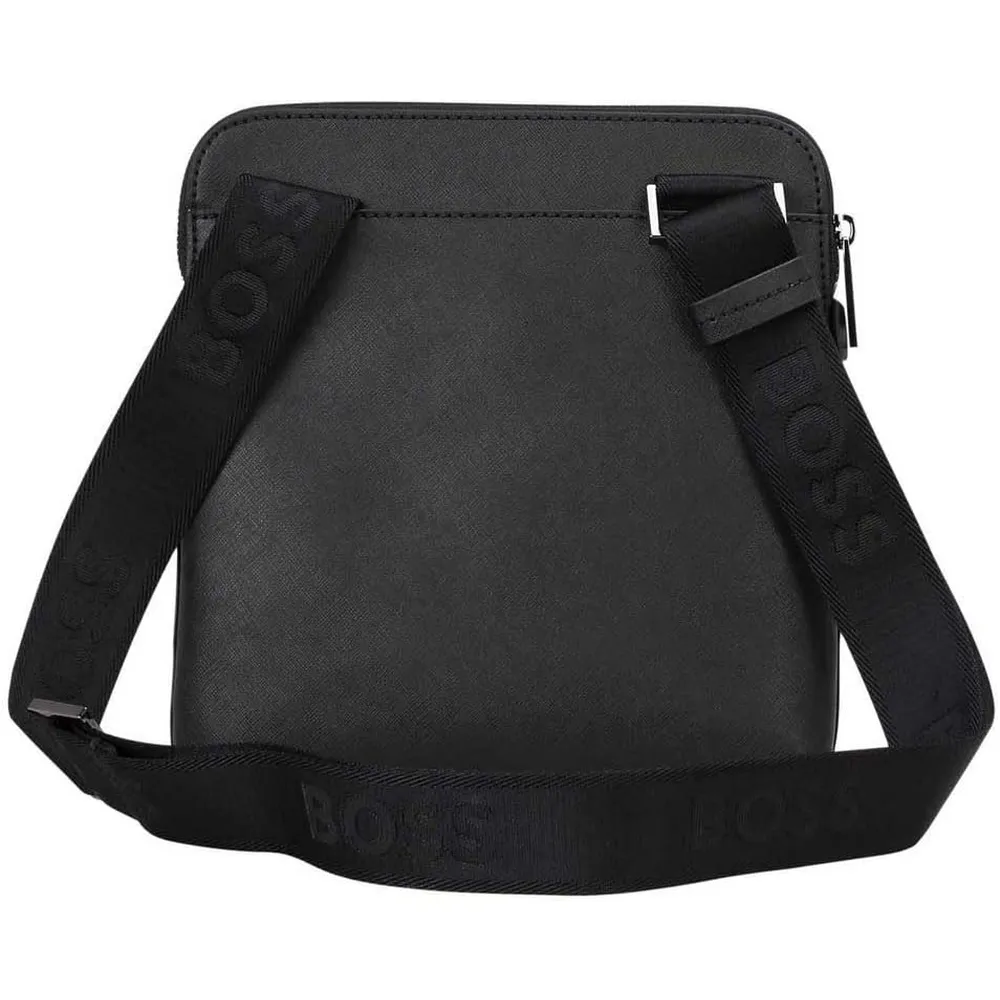 BILLETERA HUGO BOSS ZAIR M ZIP HOMBRE NEGRO