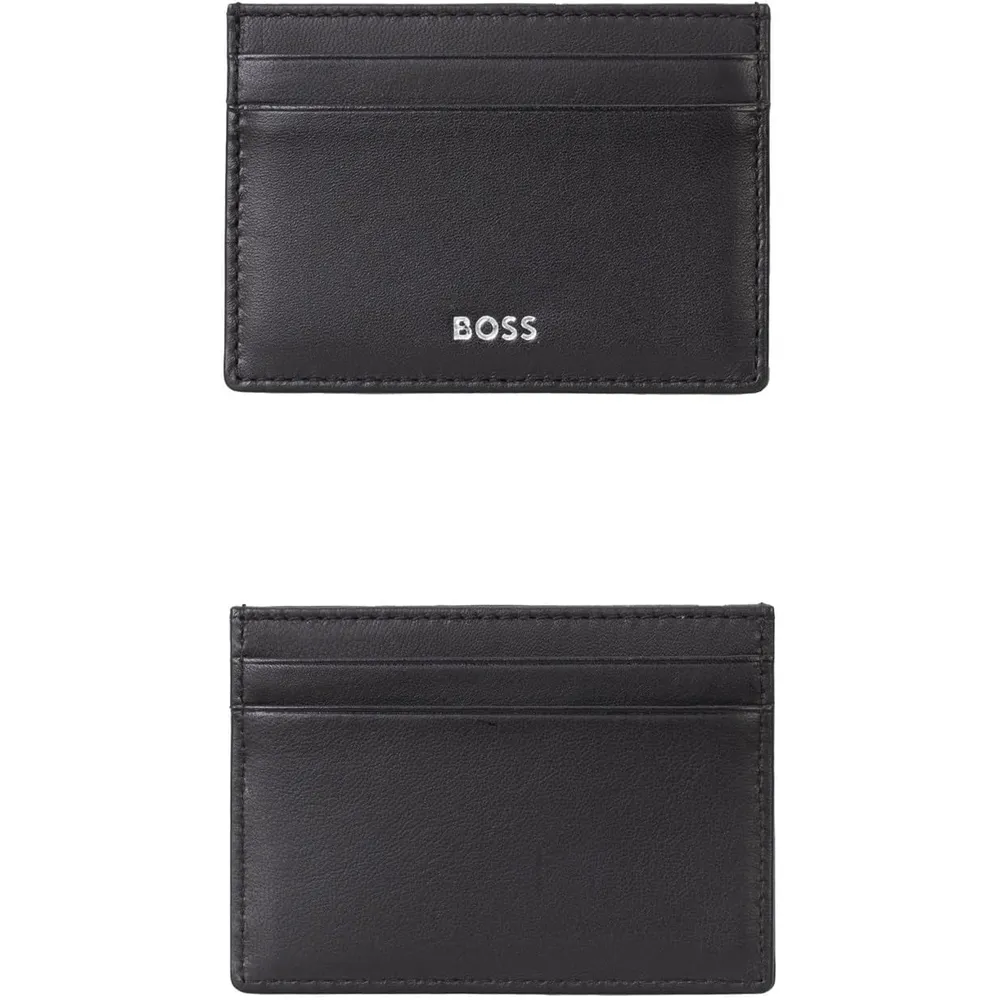 TARJETERO HUGO BOSS RANDY CUERO NEGRO HOMBRE