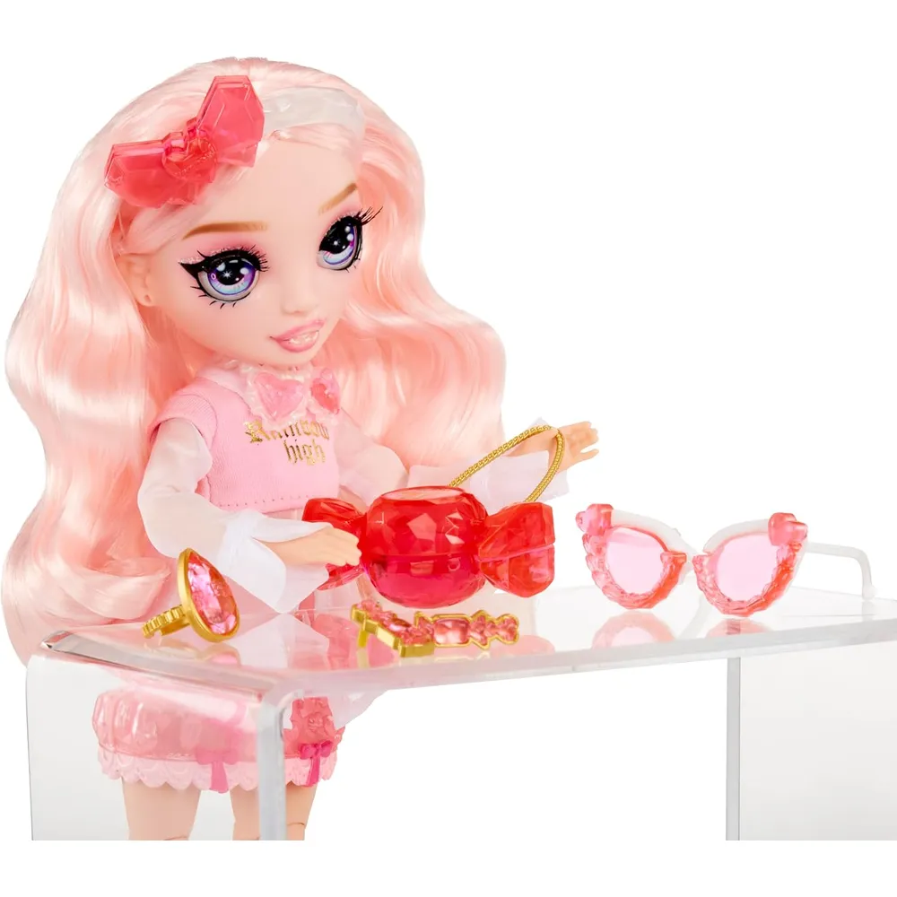 Rainbow High Bella muñeca Creative Crystals