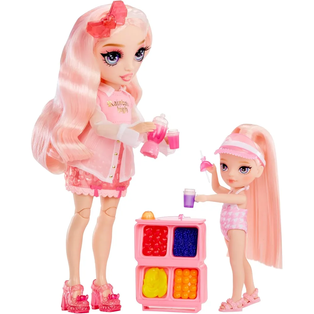 Rainbow High Littles juego de piscina con muñeca