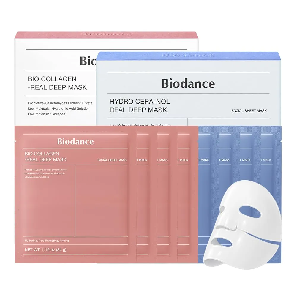 PACK 2 BIODANCE MASCARILLAS BIOCOLÁGENO & CERAMIDA