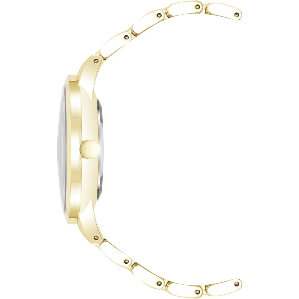 Nine West NW/2098CHGB reloj para dama | 36 mm - Rosa/Dorado