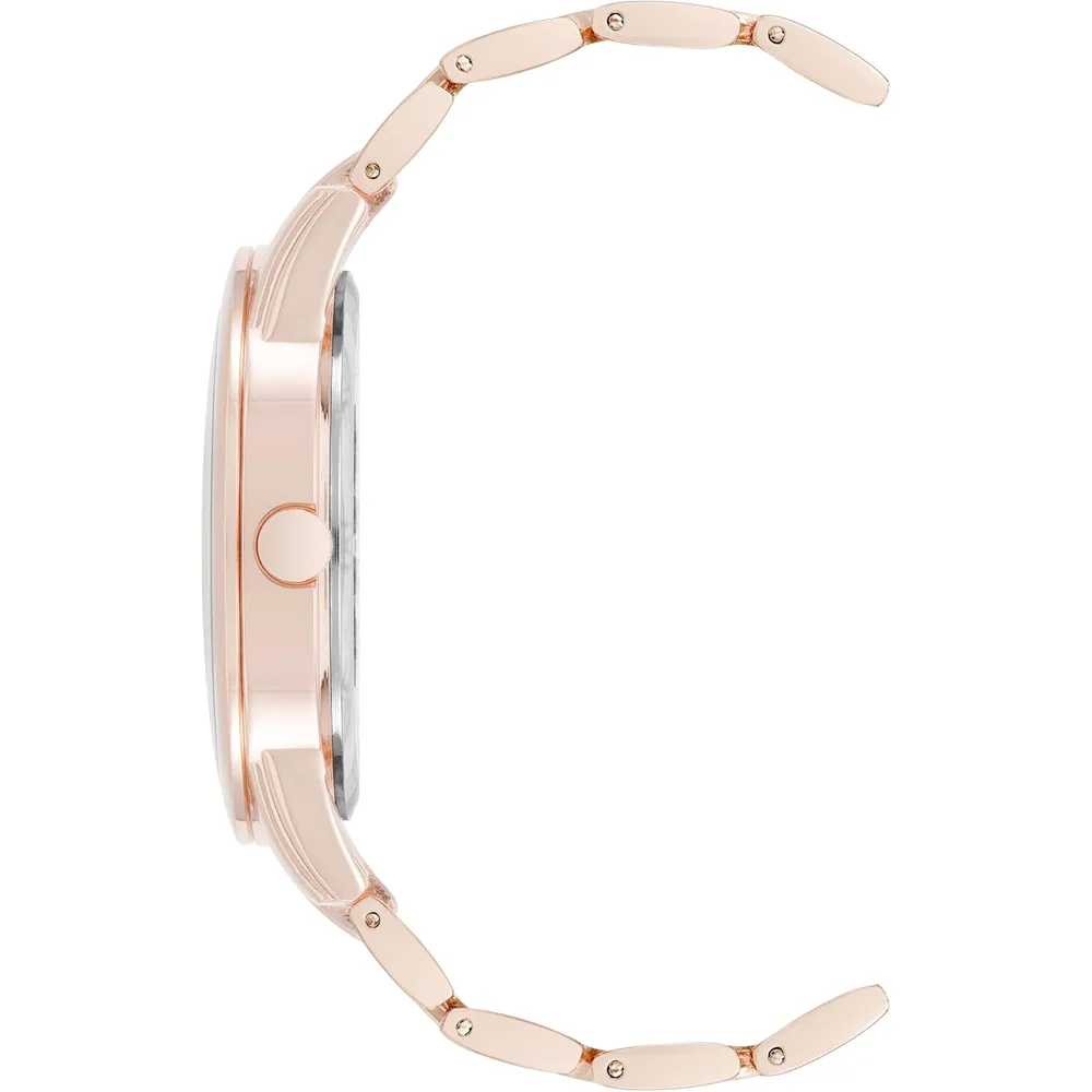 Nine West NW/1578CHGB reloj femenino con brazalete | 39 mm - Oro Rosa