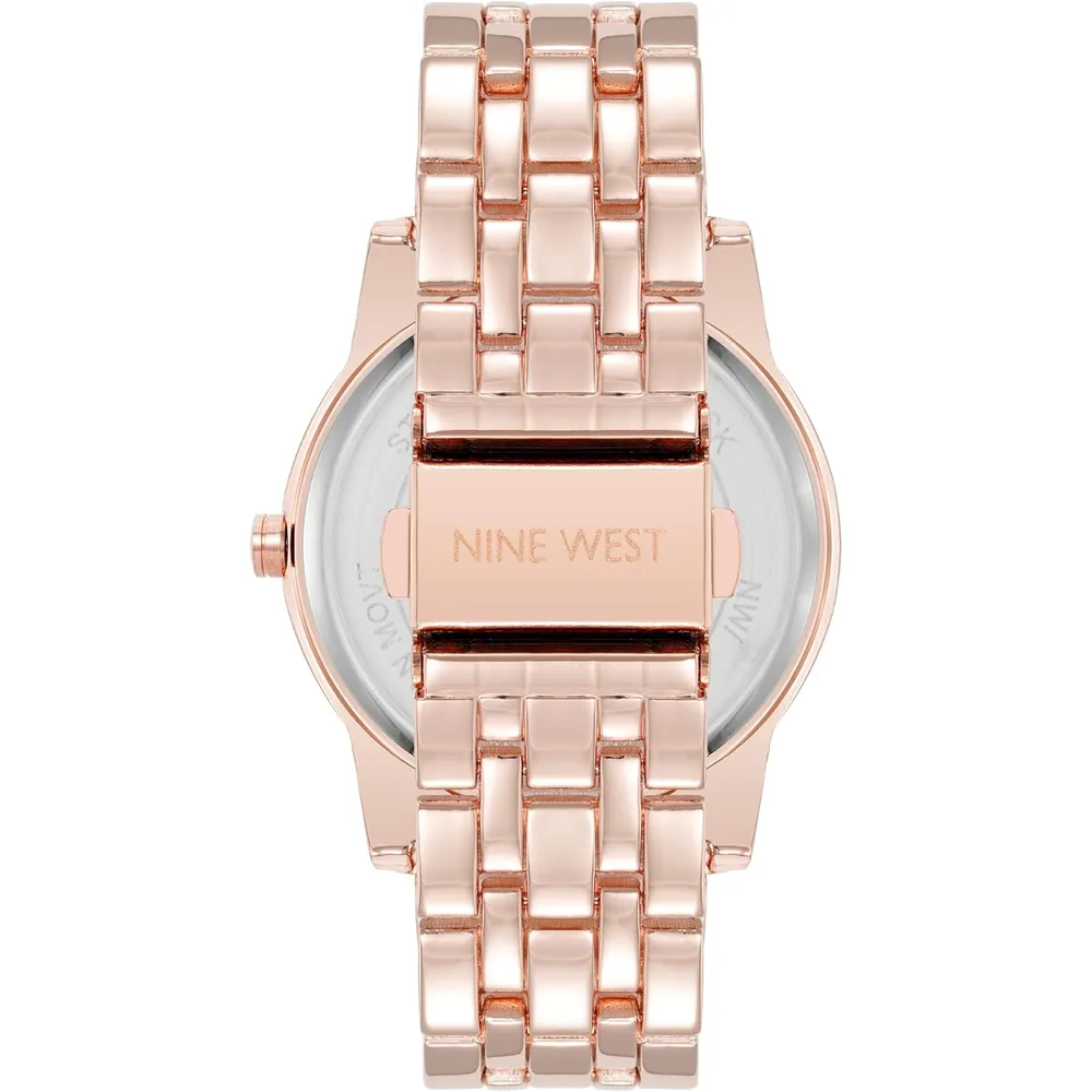 Nine West NW/1578CHGB reloj femenino con brazalete | 39 mm - Oro Rosa