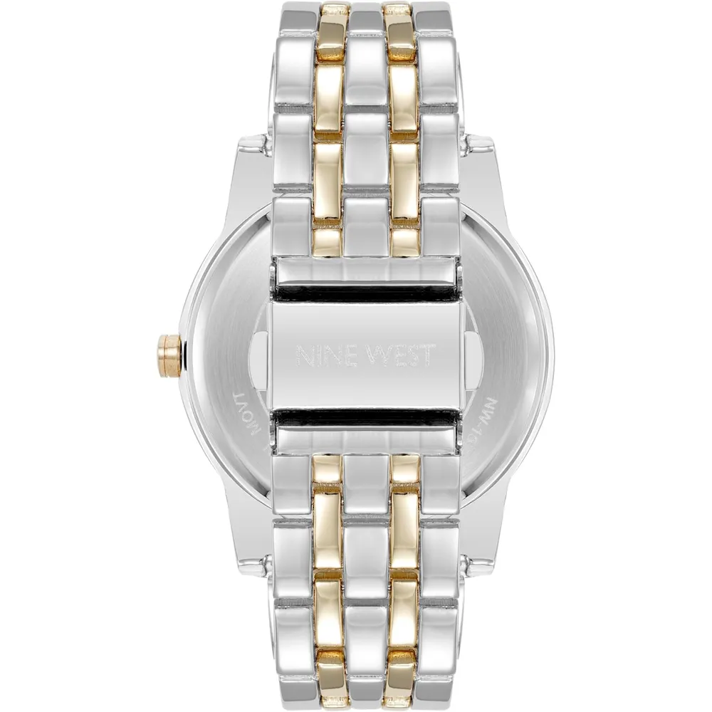 Nine West NW/1578CHGB reloj femenino con brazalete | 39 mm - Oro/Plata