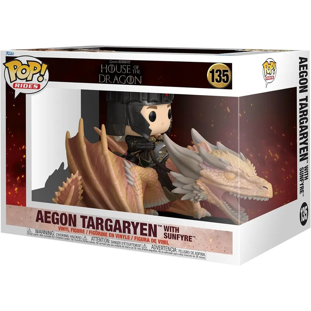 FUNKO POP AEGON TARGARYEN Y SUNFYRE HOUSE OF THE DRAGON