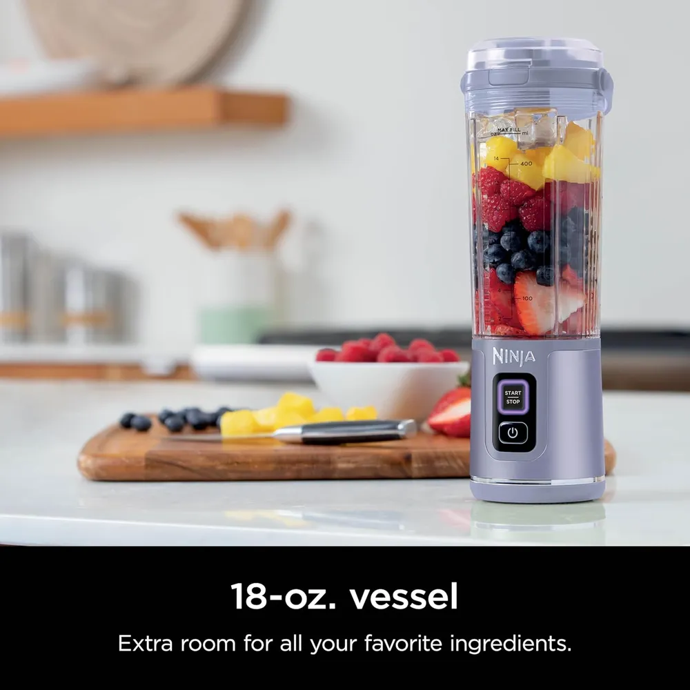 NINJA LICUADORA PORTÁTIL BLAST 500 ML, INALÁMBRICA, RECARGABLE | LAVANDA