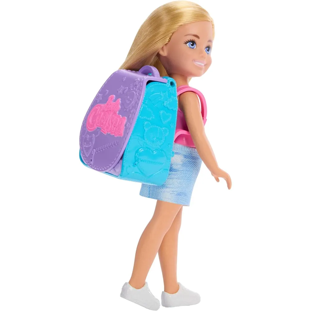 BARBIE CHELSEA MOCHILA CUPCAKES SET DE HORNEADO CON MUÑECA