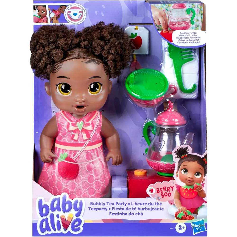 BABY ALIVE Burbujas de Té Berry Boo 11"/28 cm