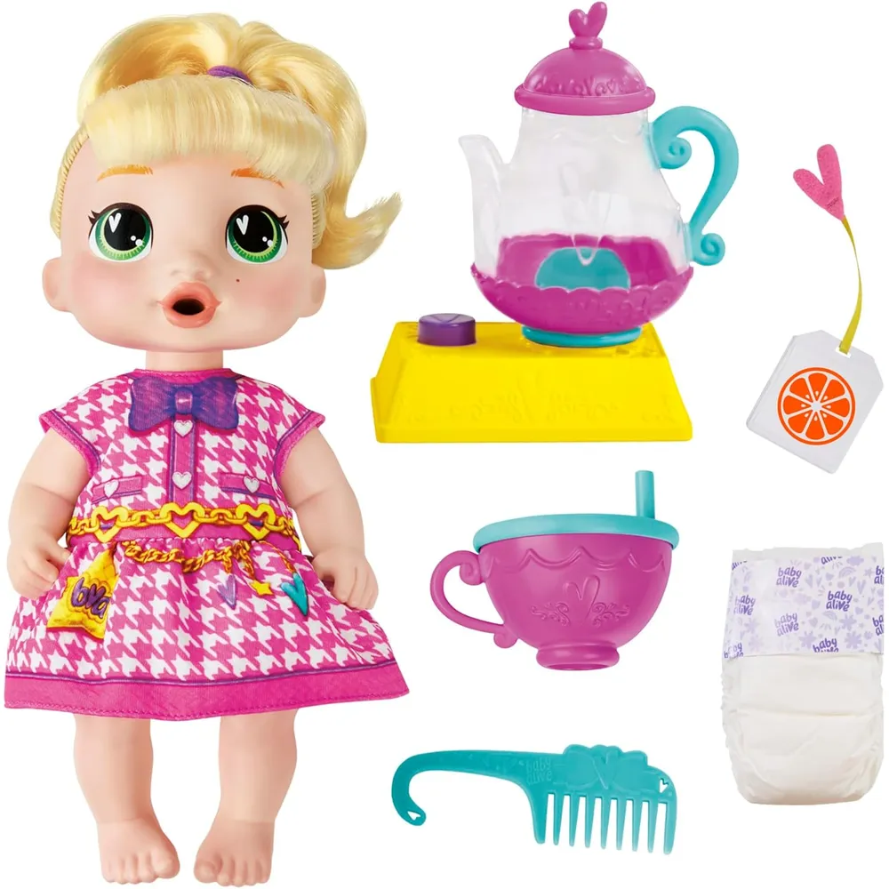 BABY ALIVE Bubbly Tea Party Lala Googoo 11"/28 cm rubia