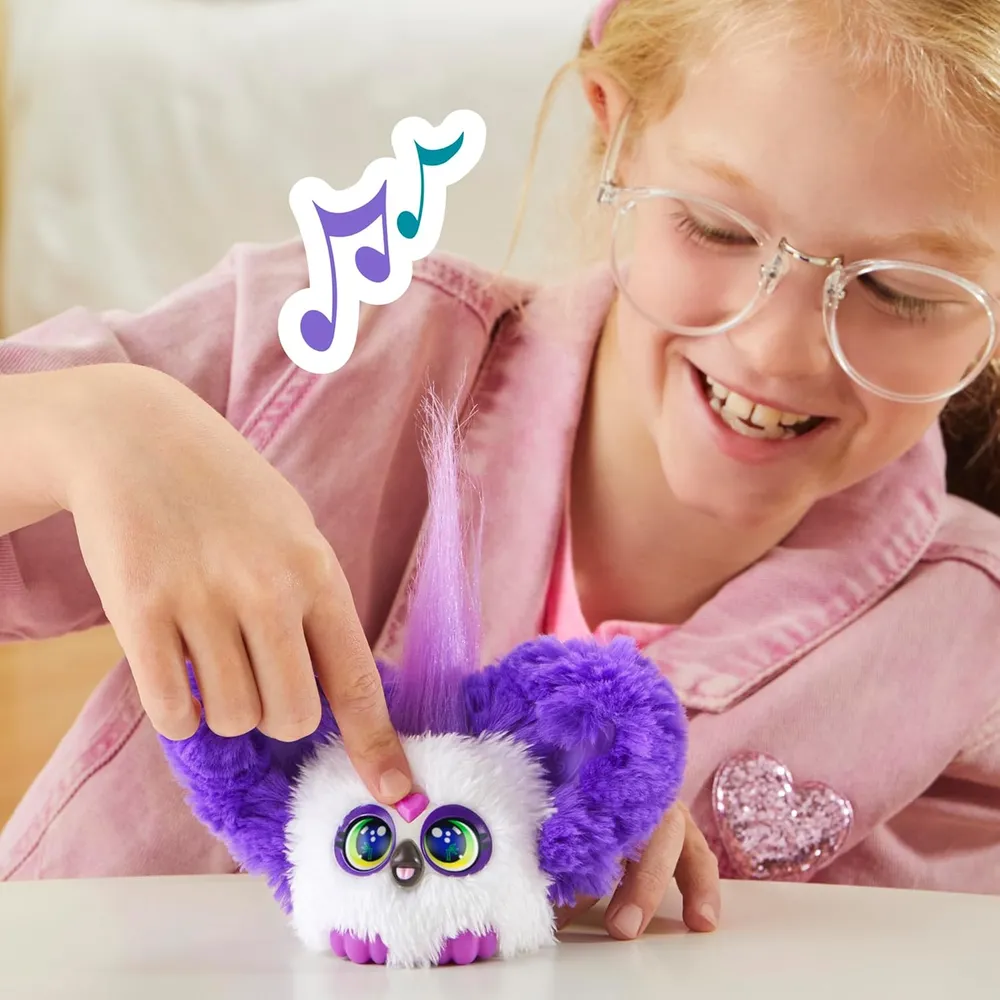 Furby Furblets Bam-Boo Mini Amigo | Blanco/Morado