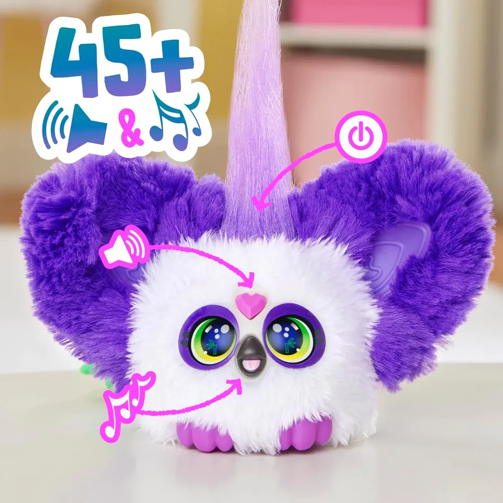 Furby Furblets Bam-Boo Mini Amigo | Blanco/Morado