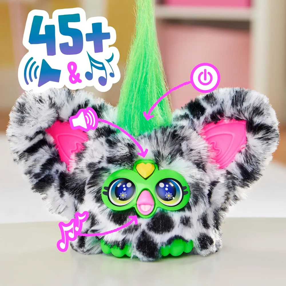 Furby Furblets Moo-Boo Mini Amigo | Blanco/Negro