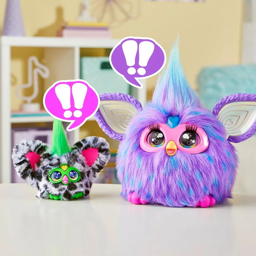 Furby Furblets Moo-Boo Mini Amigo | Blanco/Negro