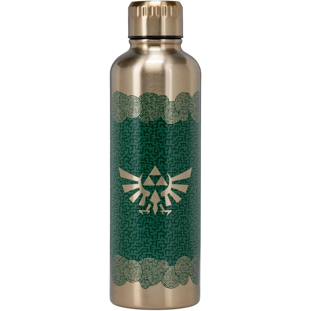 Paladone Zelda Lágrimas del Reino, botella de agua metálica 500 ml oficial