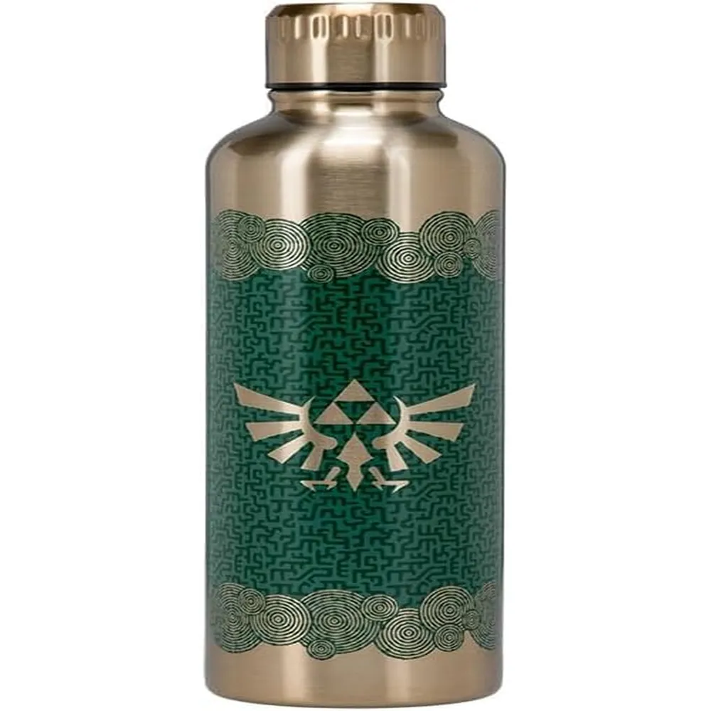 Paladone Zelda Lágrimas del Reino, botella de agua metálica 500 ml oficial