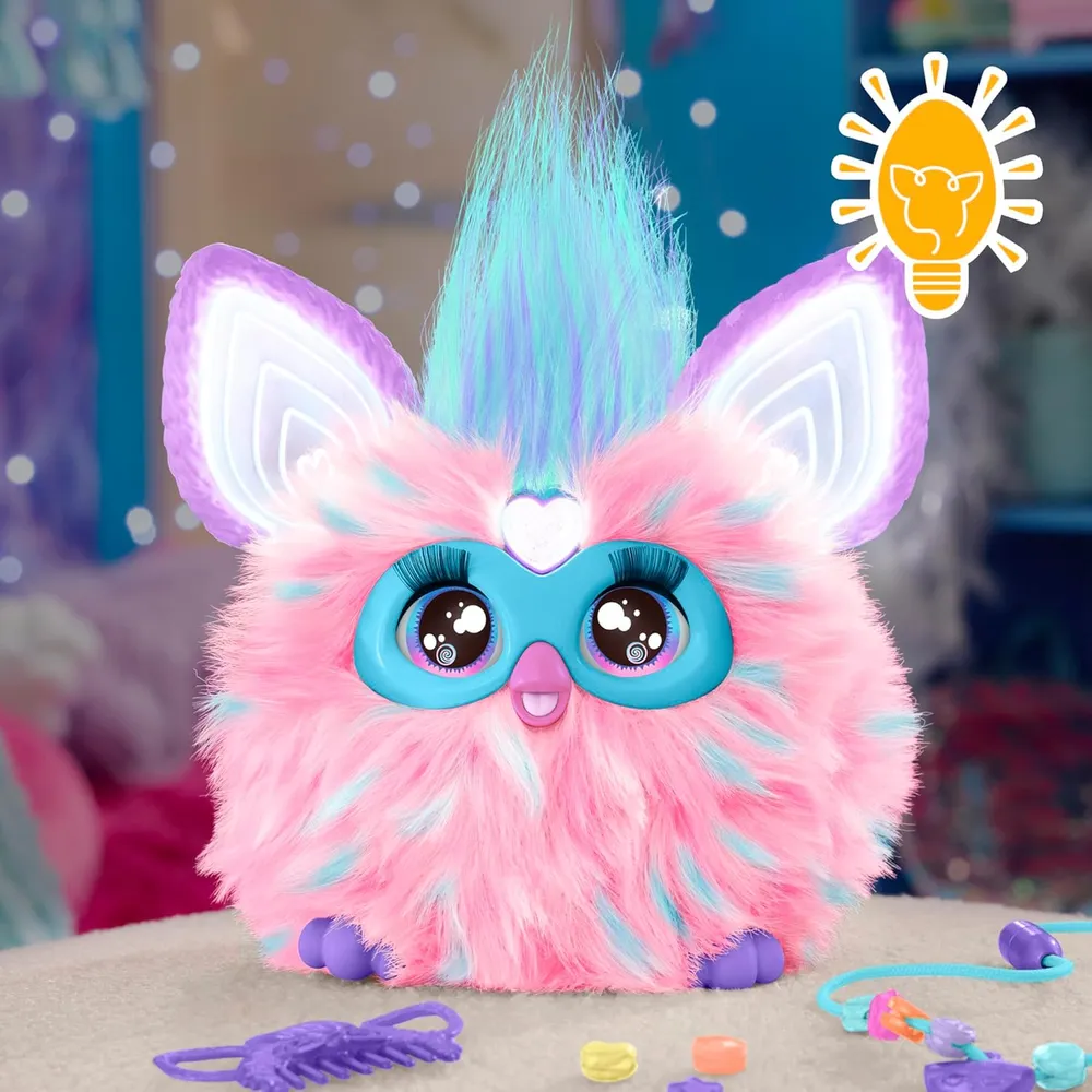 FURBY INTERACTIVO CON 15 ACCESORIOS ROSA/AZUL