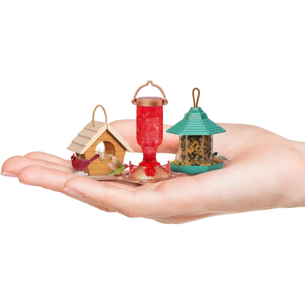 MGA Miniverse Lifestyle hogar comederos aves pack 3