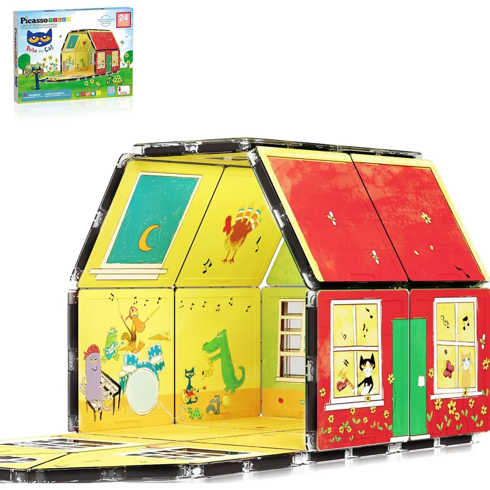 BLOQUES MAGNÉTICOS PETE THE CAT DOBLE CARA PICASSOTILES