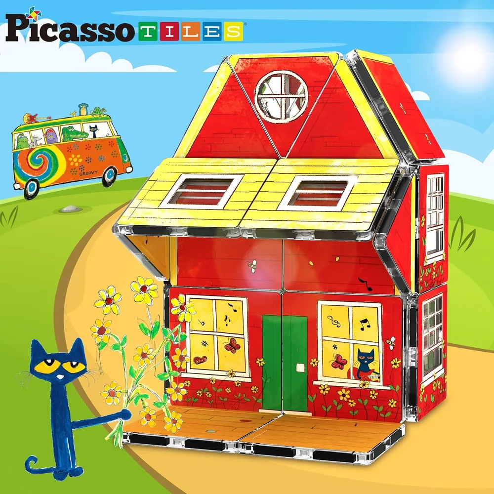 BLOQUES MAGNÉTICOS PETE THE CAT DOBLE CARA PICASSOTILES