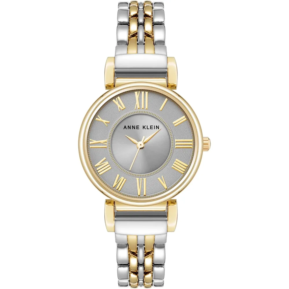 Anne Klein AK/2159SVSV reloj para mujer | 30 mm - Cromo/Oro
