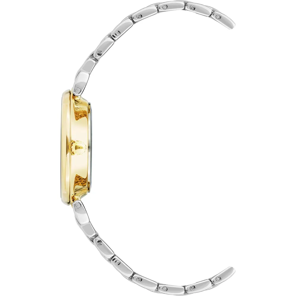 Anne Klein AK/2159SVSV reloj para mujer | 30 mm - Cromo/Oro