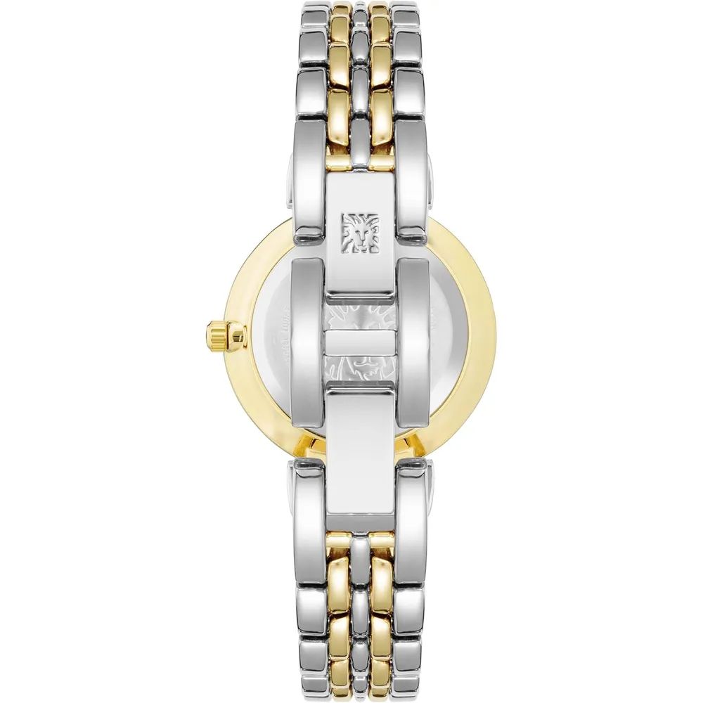 Anne Klein AK/2159SVSV reloj para mujer | 30 mm - Cromo/Oro