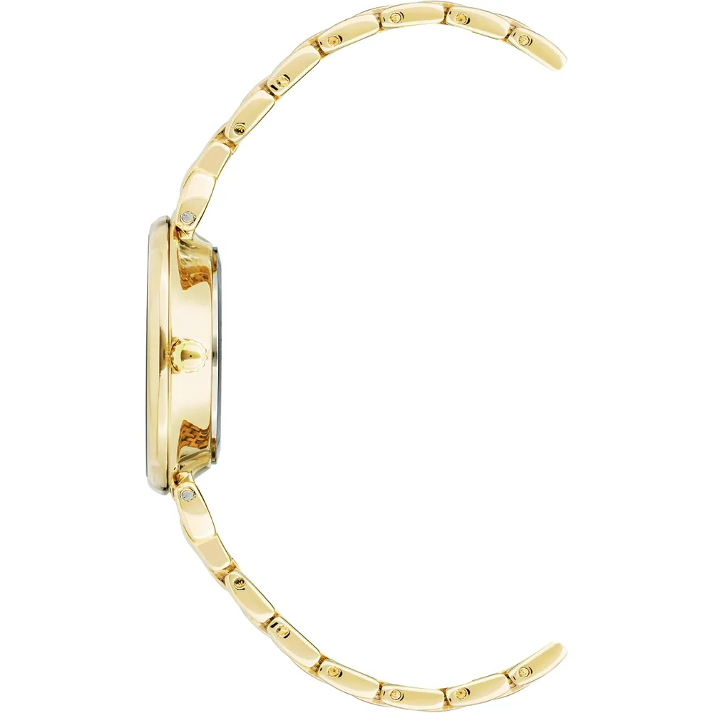 Anne Klein AK/2159SVSV reloj para mujer | 30 mm - Gold/Verde Esmeralda